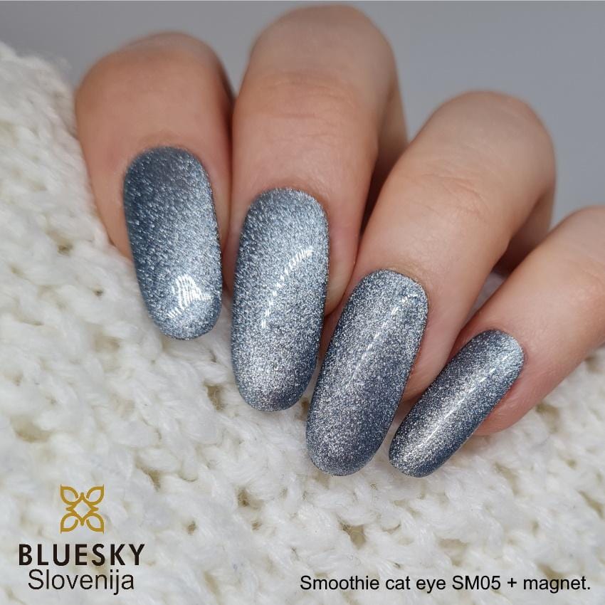 Bluesky UV/LED gel-lak (Smoothie cat eye - Magnetni SM05/ SW05), 10 ml