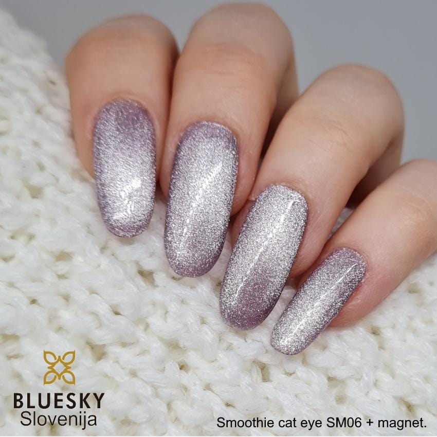 Bluesky UV/LED gel-lak (Smoothie cat eye - Magnetni SM06/ SW06), 10 ml
