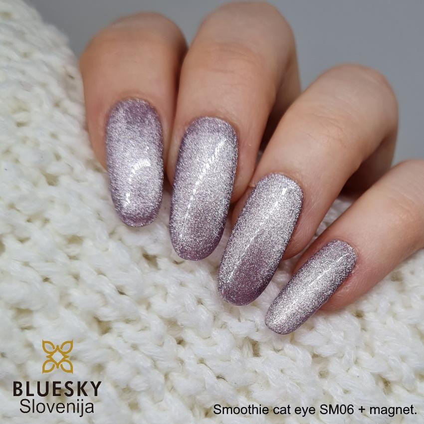 Bluesky UV/LED gel-lak (Smoothie cat eye - Magnetni SM06/ SW06), 10 ml
