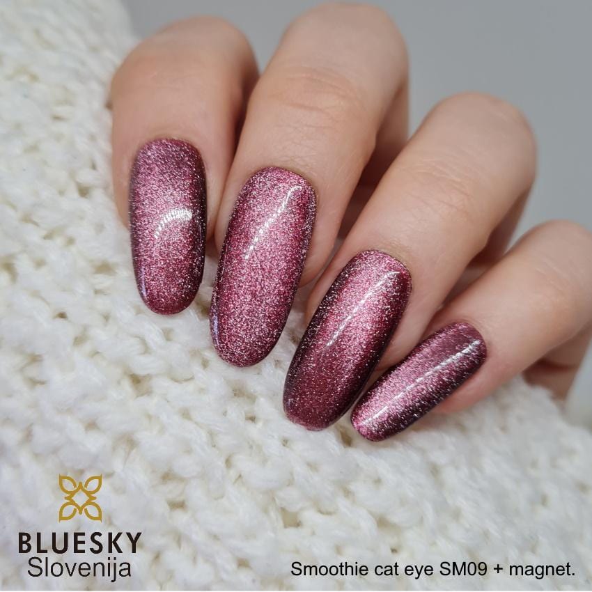 Bluesky UV/LED gel-lak (Smoothie cat eye - Magnetni SM09/ SW09), 10 ml
