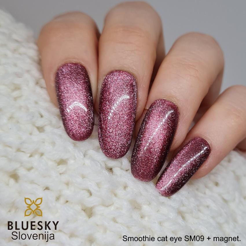 Bluesky UV/LED gel-lak (Smoothie cat eye - Magnetni SM09/ SW09), 10 ml