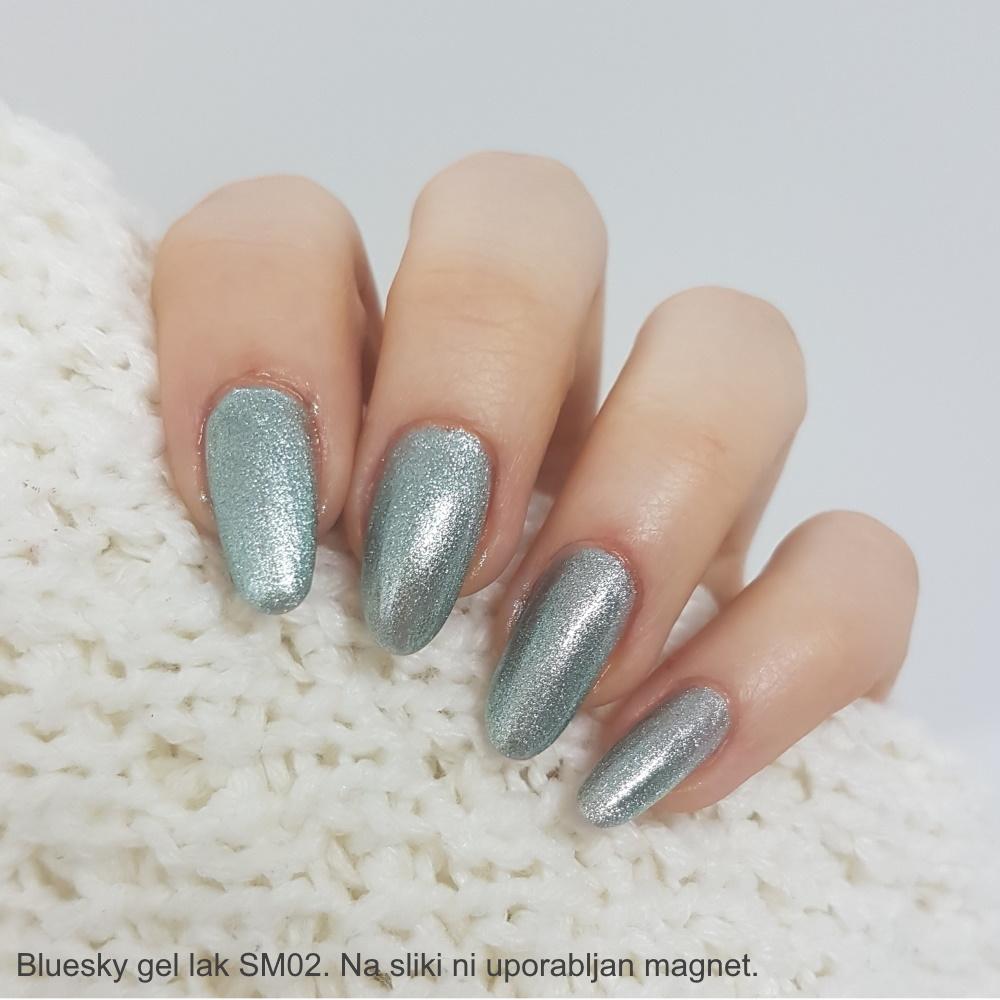Bluesky UV/LED gel-lak (Smoothie cat eye - Magnetni SM02), 10 ml