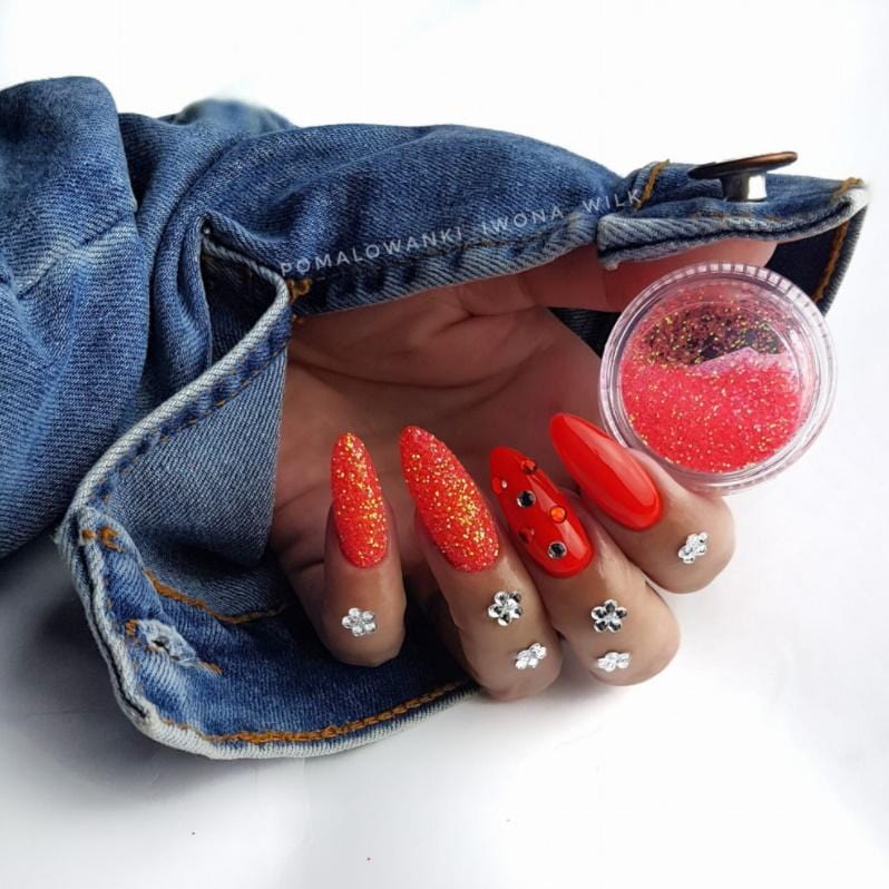 Neon bleščice (Neon mandarin 09), 5g