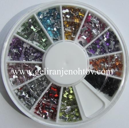 Okrasni kamenčki (romb, različne barve)