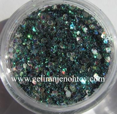 Bleščice velike zelene mix 39, 5gr