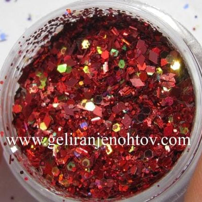 Bleščice velike rdeče 50, 5gr