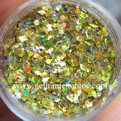 Bleščice velike zlate 44, 5gr