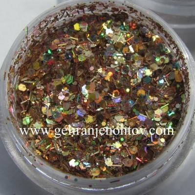 Bleščice velike zlata Sahara 49, 5gr