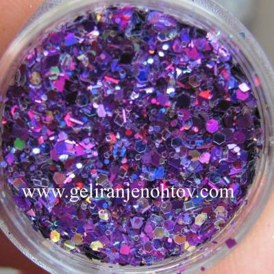 Bleščice velike viola brilint 43, 5gr