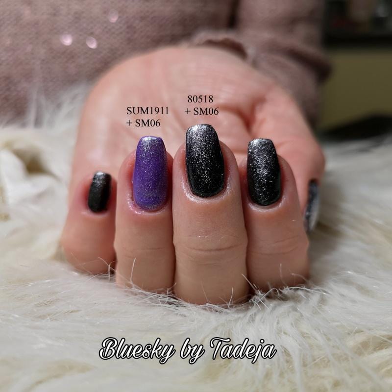 Bluesky UV/LED gel-lak (Smoothie cat eye - Magnetni SM06/ SW06), 10 ml