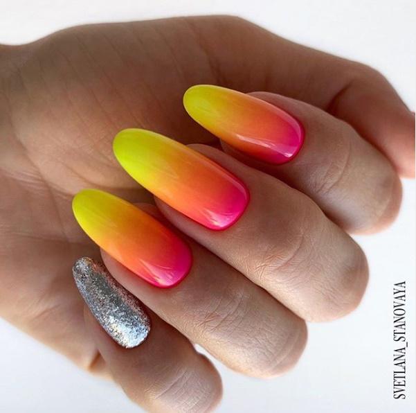 Bluesky nail art čopič/ Ombre čopič (BN009)