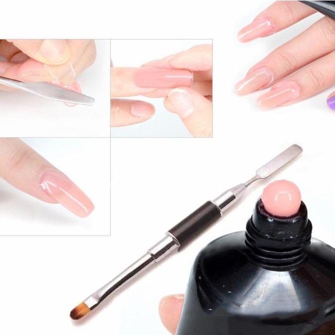 Čopič in lopatica v enem za Gum gel