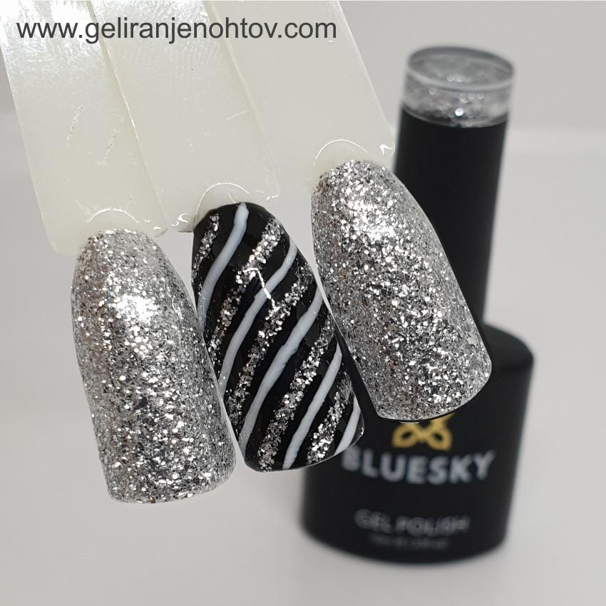 Bluesky UV LED gel lak (BSH005/ Twas the night), 10ml