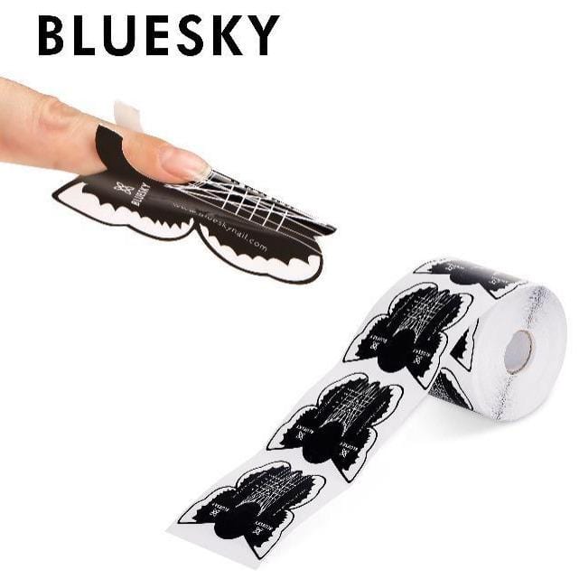 Bluesky Šablone za podaljševanje nohtov (črne)