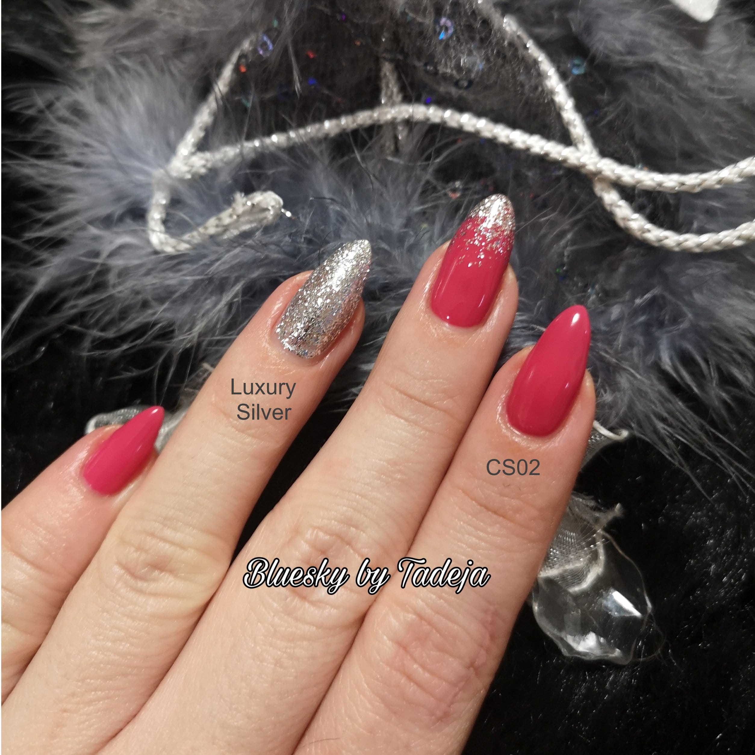 Bluesky gel lak KD1 Luxury silverA