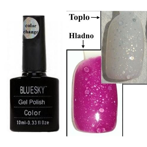 UV/LED gel-lak Spreminjajoča barva glede na toploto (TC21), 10 ml