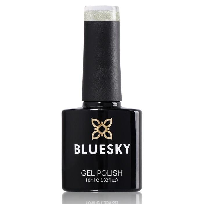 Bluesky UV/LED gel-lak (DC10), 10 ml - Praznične Bele Bleščice