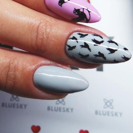 Bluesky UV/LED gel-lak (DC75/ Quiet grey), 10 ml