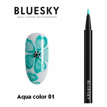 Aqua color nail pen (01)
