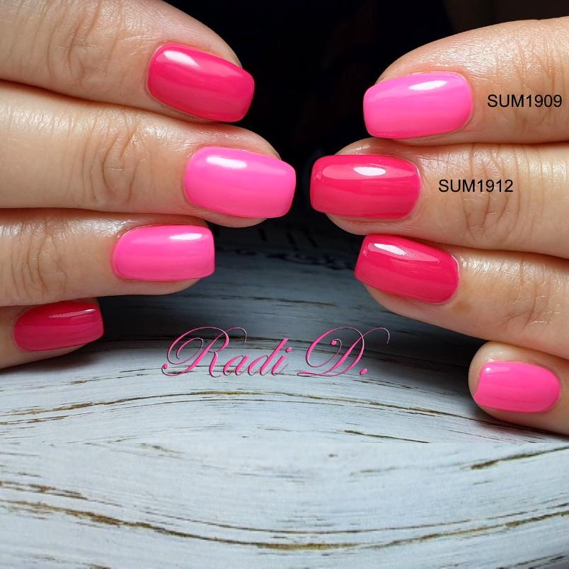 Bluesky gel lak SUM1912/Strawberry Daquiri 10 ml