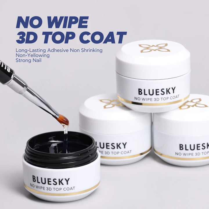 Bluesky 3D No Wipe Top Coat 15g