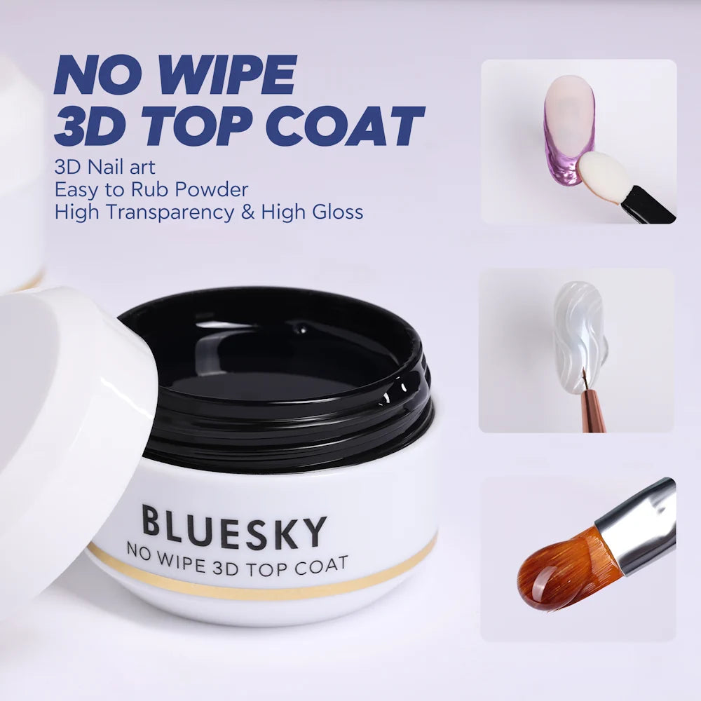 No wipe 3D top coat 15g