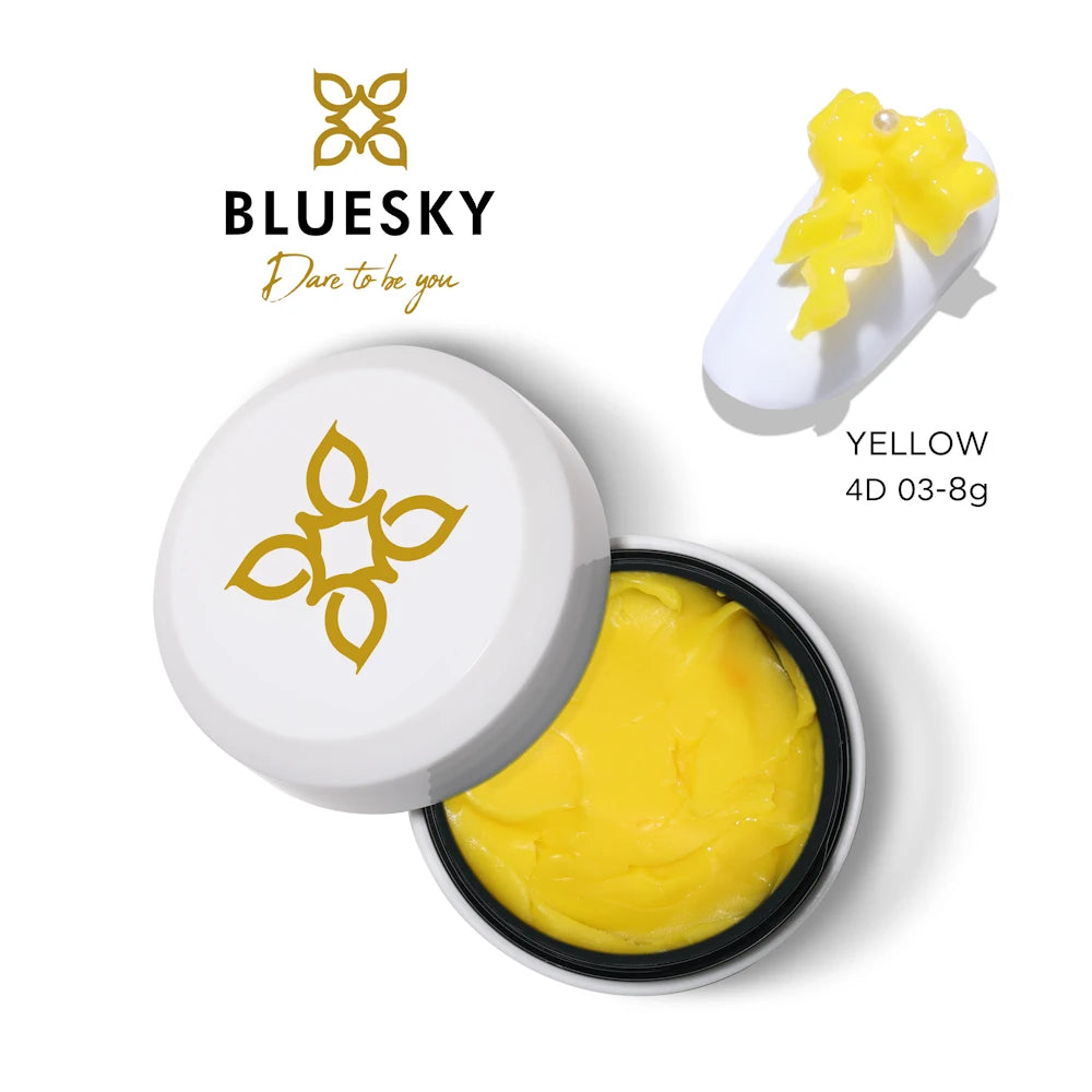Bluesky 4D gel za 3D poslikave nail art