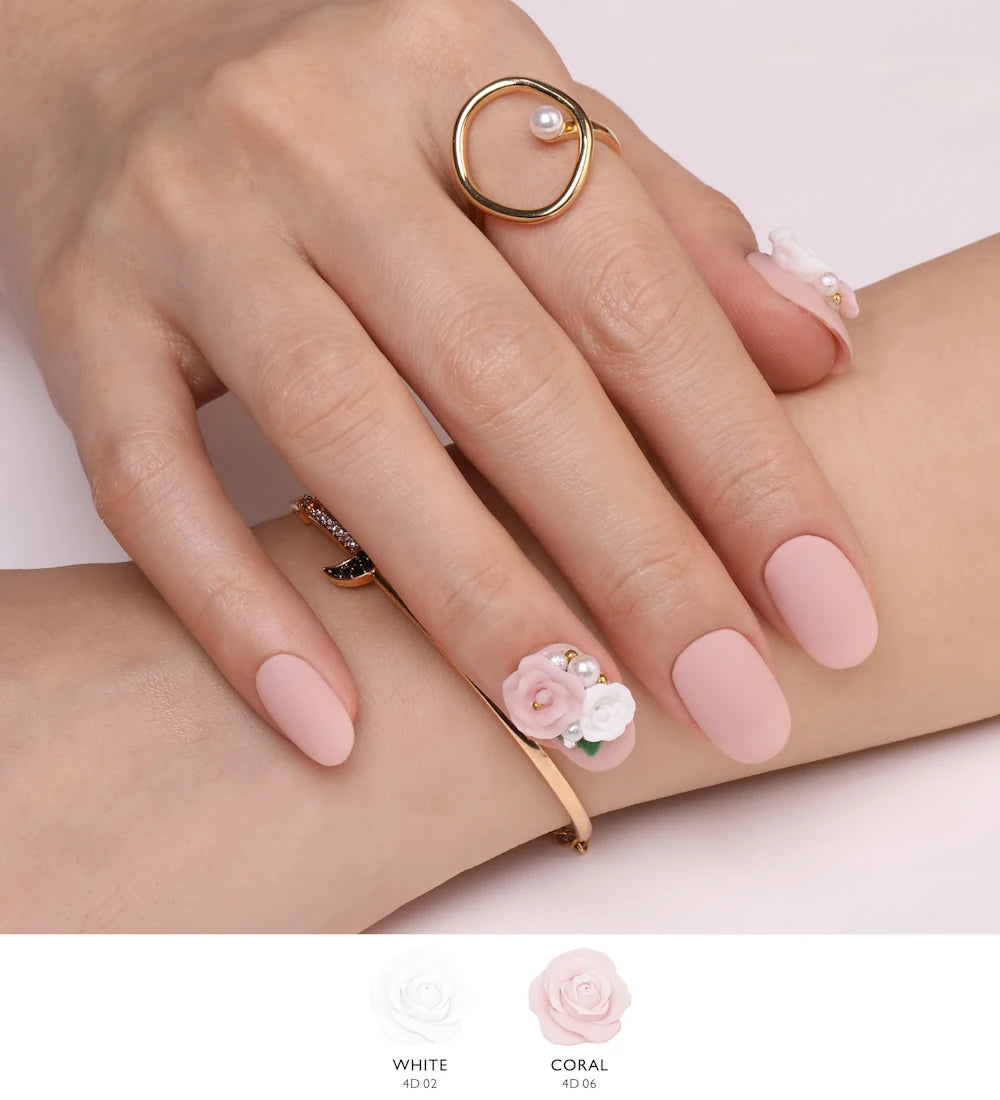 Bluesky 4D gel za 3D poslikave nail art