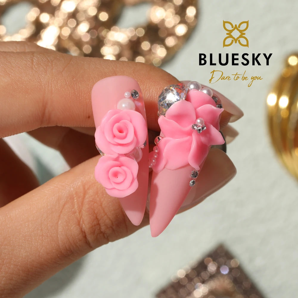 Bluesky 4D gel za 3D poslikave nail art