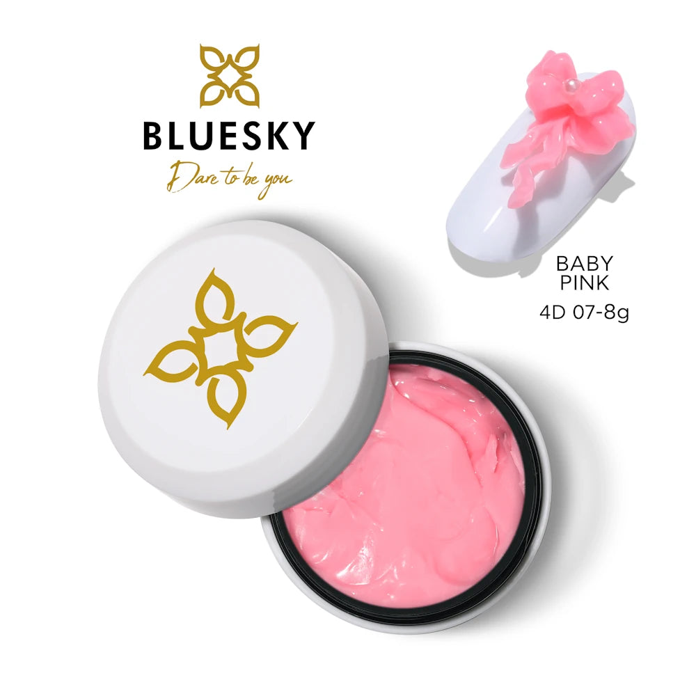 Bluesky 4D gel za 3D poslikave nail art
