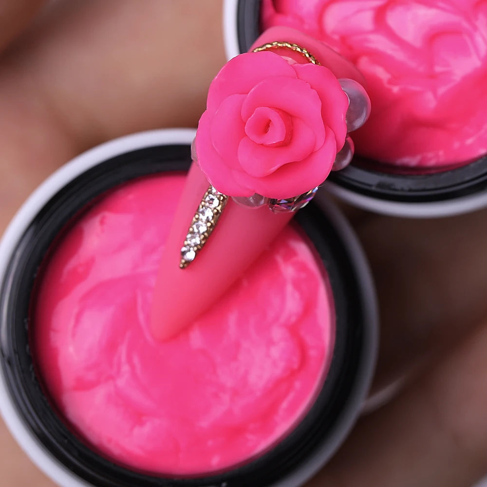 Bluesky 4D gel za 3D nail art poslikave