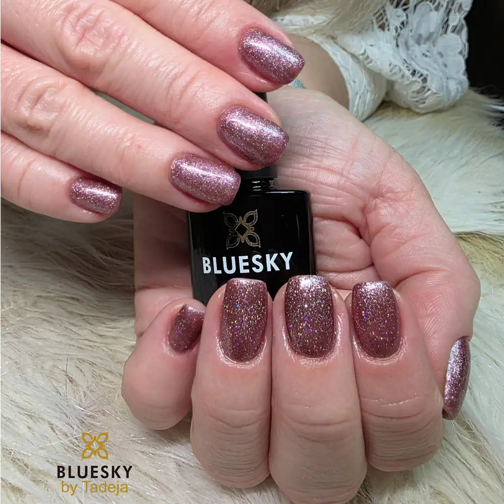 Bluesky gel lak AW2516 Violet Spakle