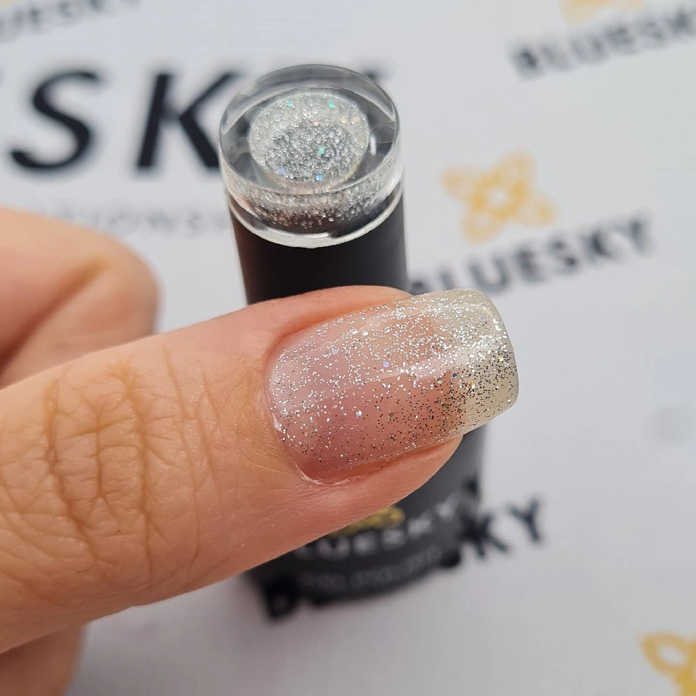 Bluesky UV LED gel lak (80573/ Silver glitter explosion), 10ml/15ml/5ml
