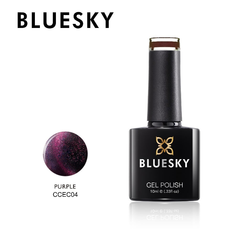 Bluesky UV LED gel lak (Cameleon cat eye 04 Purple), 10ml