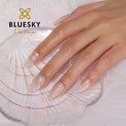 Bluesky top coat z bleščicami