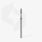 STALEKS PRO Diamantni brusilni nastavek Flame, RDEČA 2,1x8mm