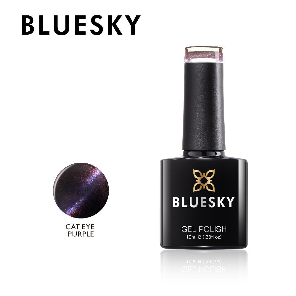 Bluesky UV LED gel lak (Magnetni Cat Eye - Vijola), 10ml