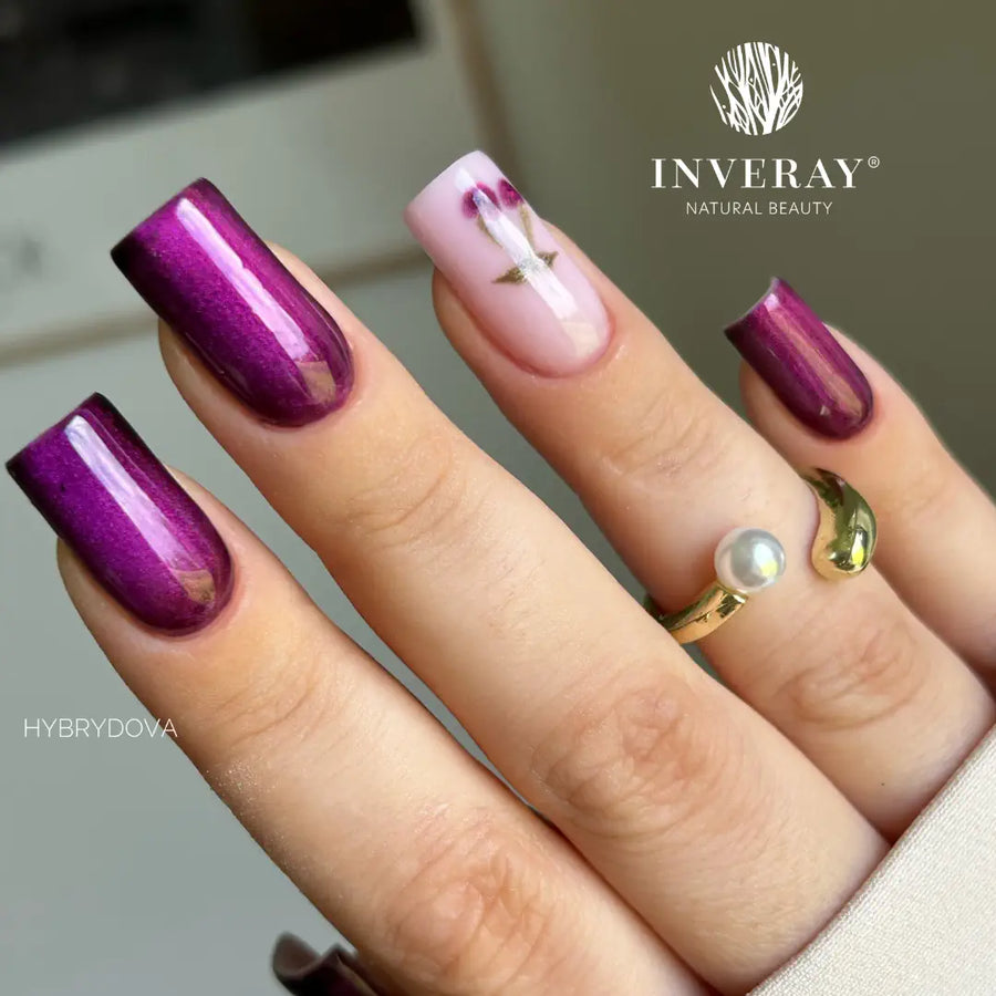 INVERAY gel lak 320 ROYAL PLUM 10ml (MAGNETNI)
