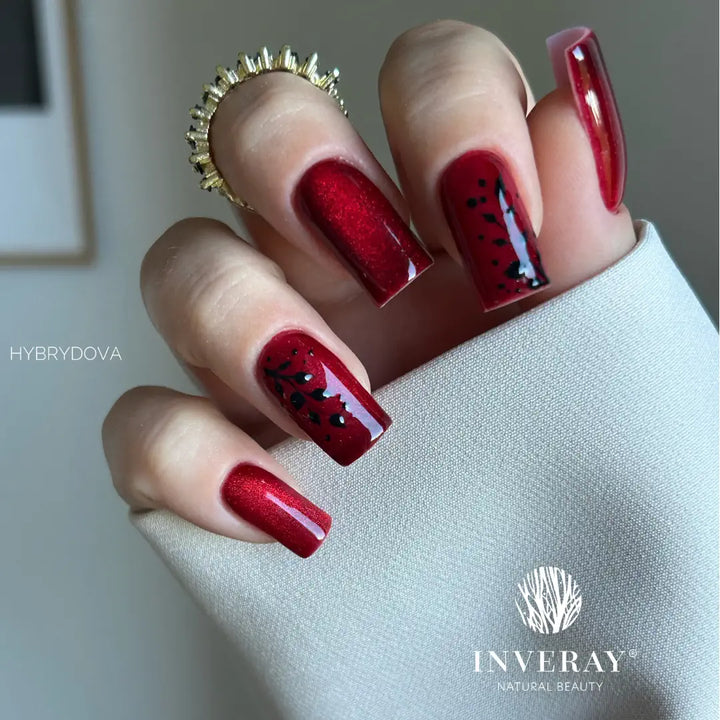 INVERAY gel lak 323 VELVET MERLOT 10ml (MAGNETNI)