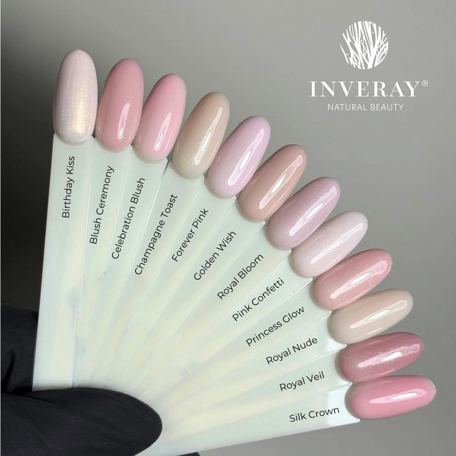 INVERAY Premium Rubber baze KOLEKCIJA (12 odtenkov + BAZA + TOP GRATIS)