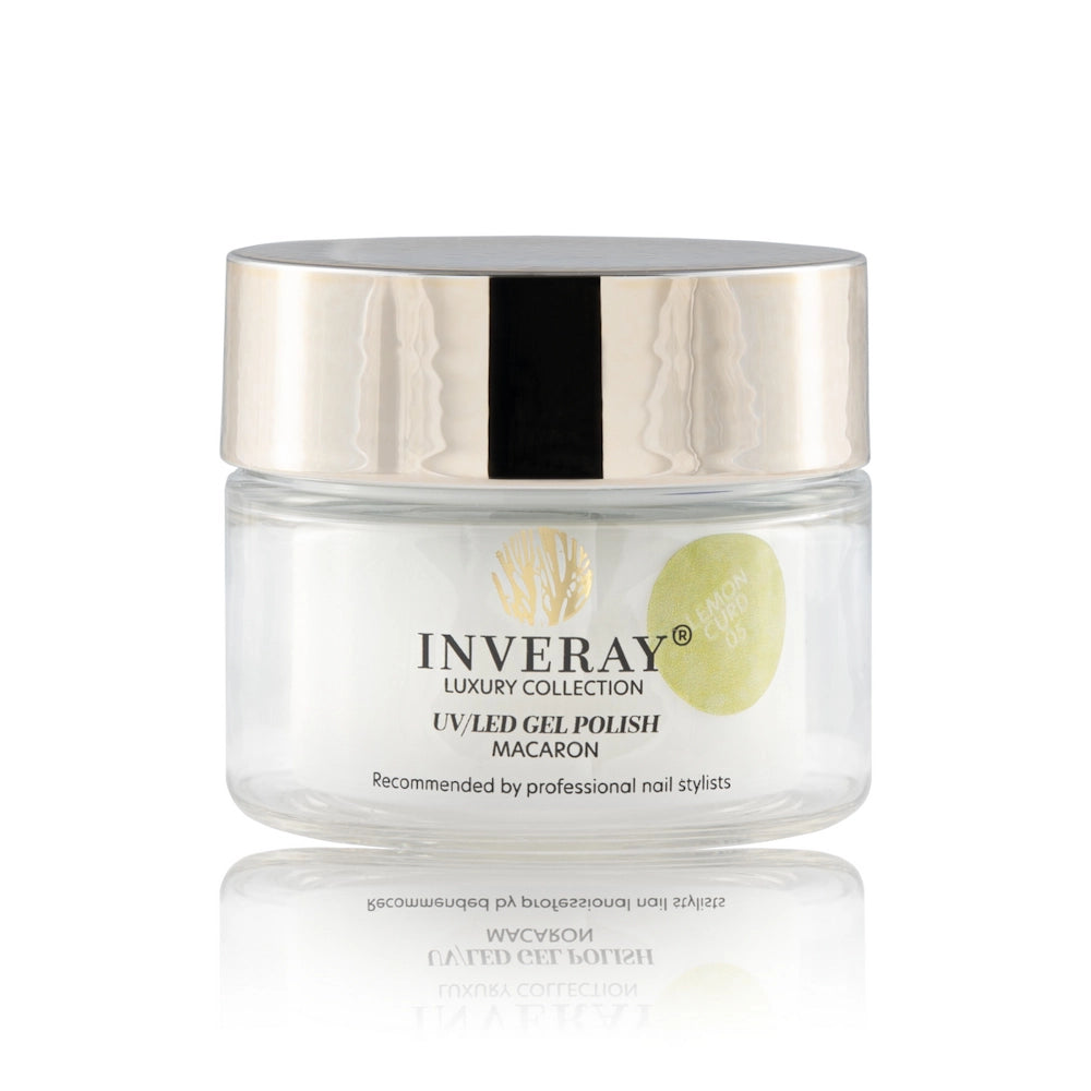 INVERAY gel lak v posodici MACARON 05 LEMON CURD 10ml