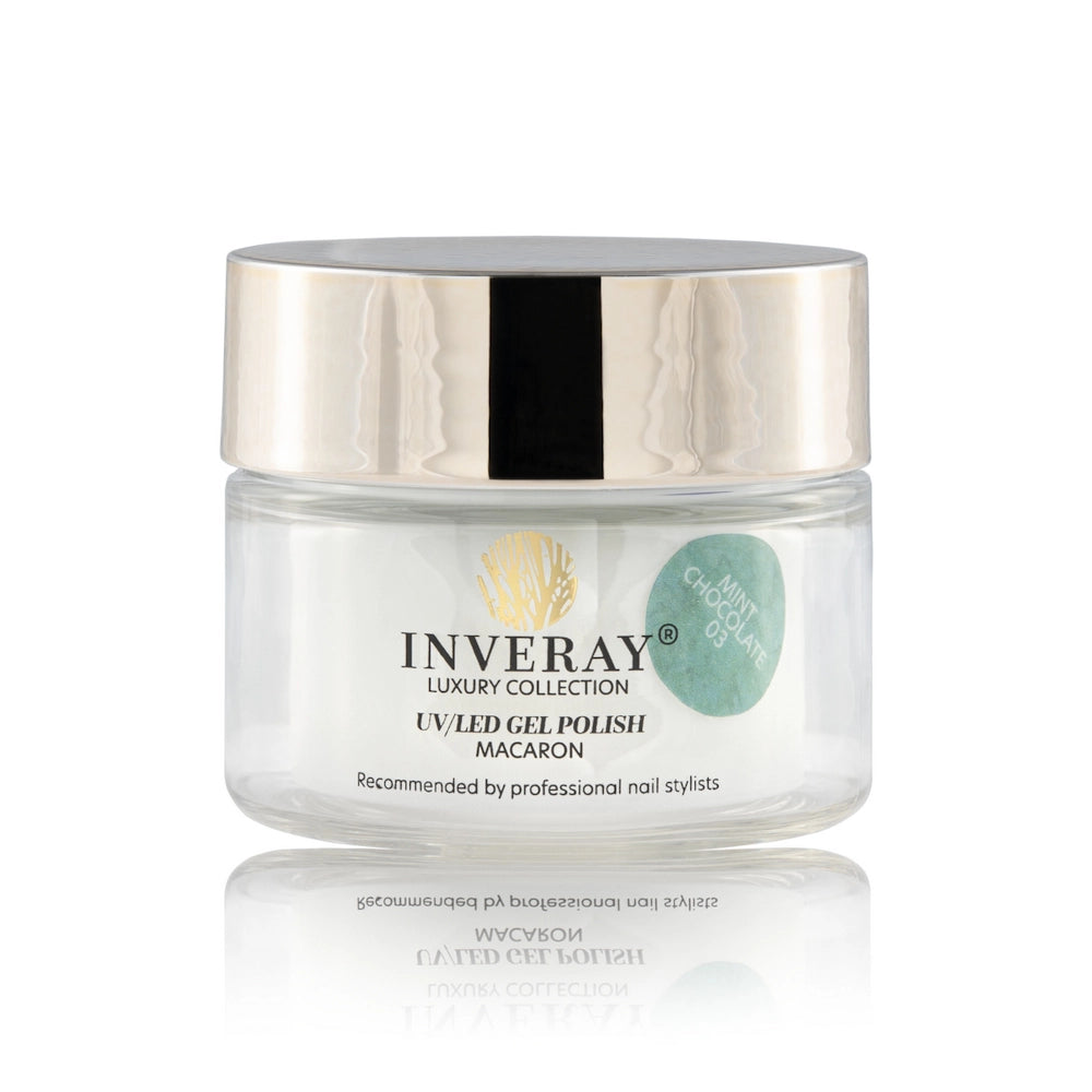 INVERAY gel lak v posodici MACARON 03 MINT CHOCOLATE 10ml