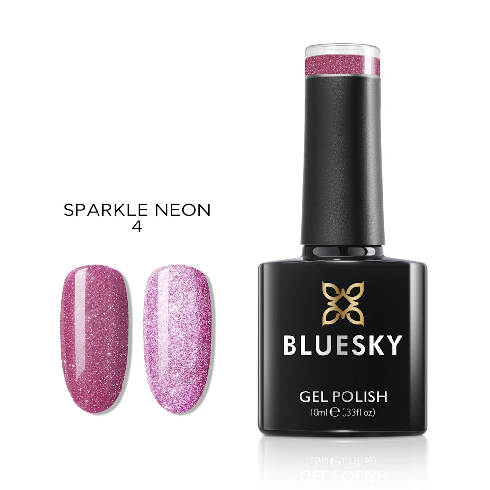 Bluesky gel lak sparkle neon 4