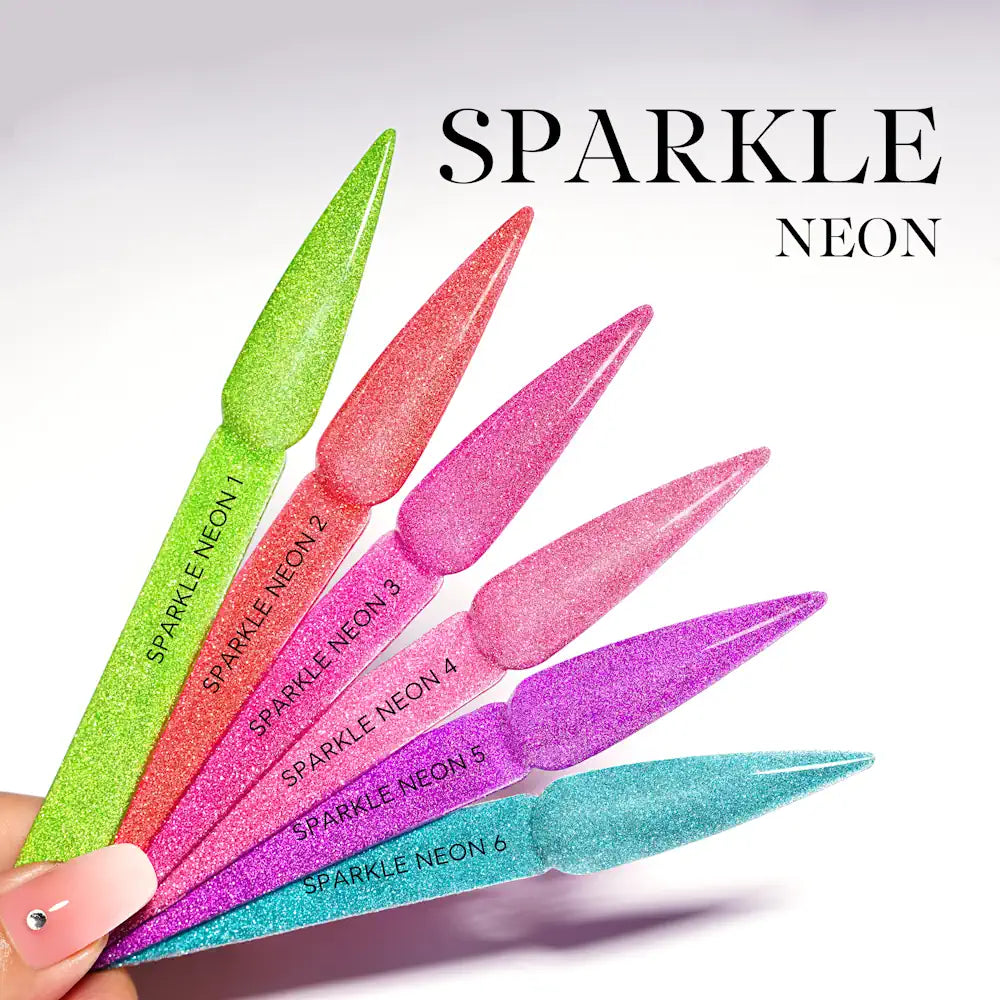 Bluesky gel lak sparkle neon 4