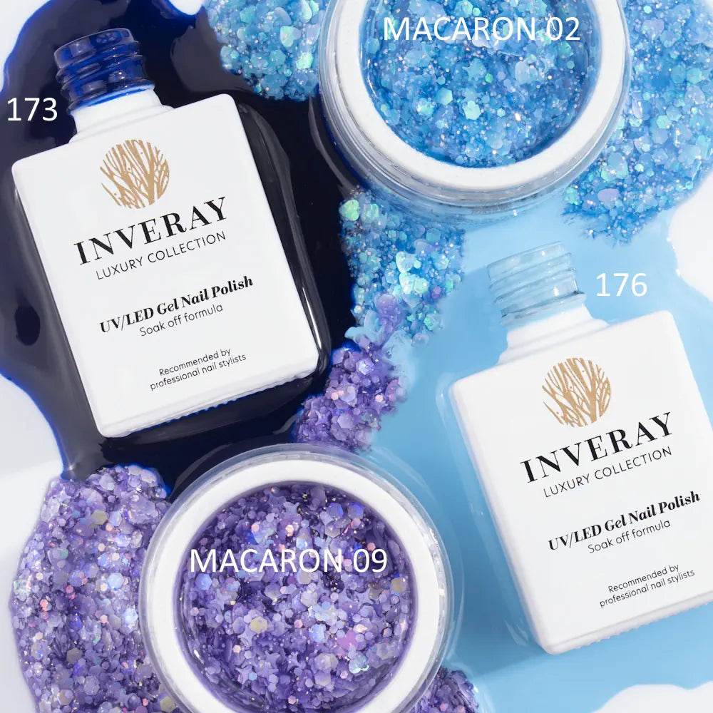 INVERAY gel lak v posodici MACARON 09 FRUIT BAR 10ml