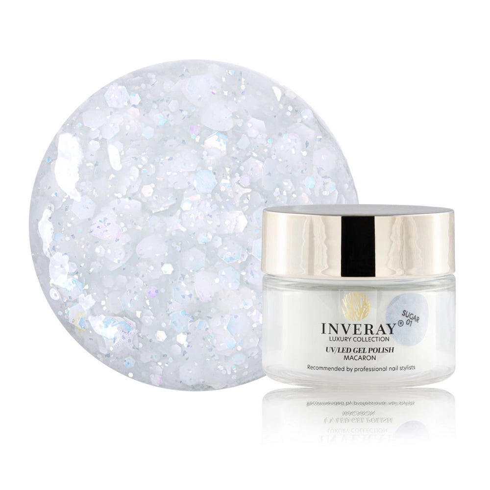INVERAY gel lak v posodici (MACARON 01 SUGAR) 10ml