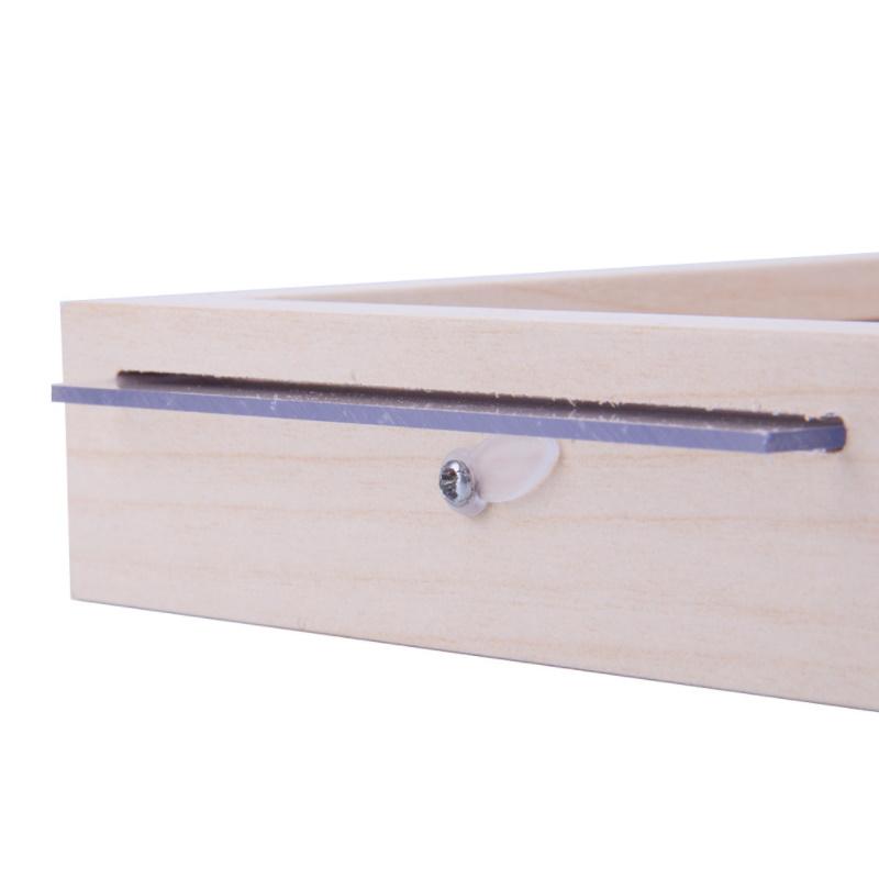 Lesena škatla za prikaz izdelkov, poslikav, ipd. (12x17 cm)