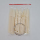 50 stiletto natural konic na kovinskem obroču za prikaz