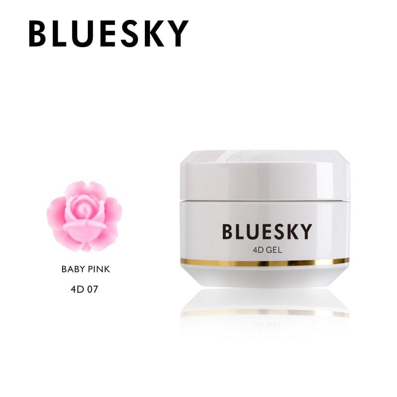 Bluesky UV/LED 4D gel (07 otroška roza), 8 ml
