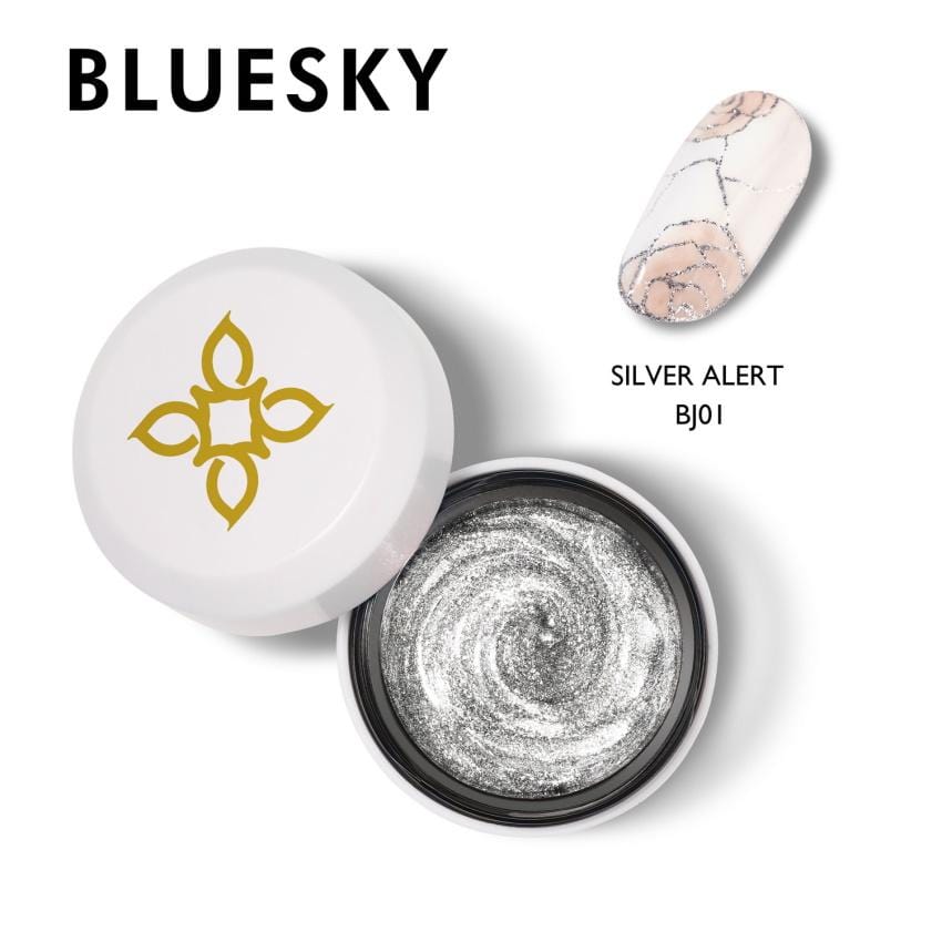 Bluesky UV LED Paint Barvni gel (Silver Alert - BJ01), 8ml
